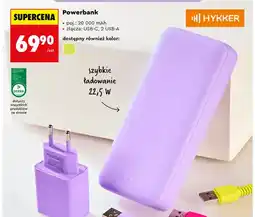Biedronka Powerbank Hykker 20 000mAh oferta