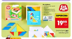 Biedronka Drewniana gra edukacyjna zestaw do nauki działań matematycznych Elefun oferta