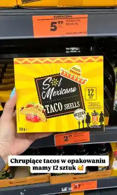 Biedronka Taco Shells Sol Mexicano oferta