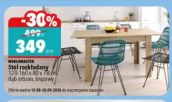 Stół rozkładany Meblomaster
