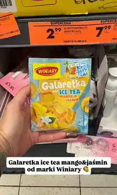 Biedronka Galaretka Winiary smak Ice Tea Mango & Jaśmin oferta