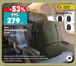 Biedronka Plecak kompresyjny WINGS Vireo oferta