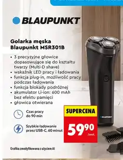 Biedronka Golarka męska Blaupunkt MSR301B oferta