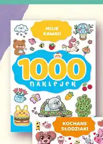 Biedronka Książka 1000 naklejek Moje Kawaii oferta
