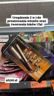 Biedronka Prostownica do włosów Remington Sleek & Curl oferta