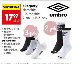 Biedronka Skarpety damskie Umbro 2-pak oferta
