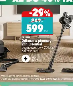 Biedronka Odkurzacz pionowy bezprzewodowy Dreame V11 Essential oferta