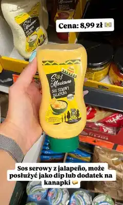 Biedronka Sos serowy Jalapeño Sol Mexicano oferta