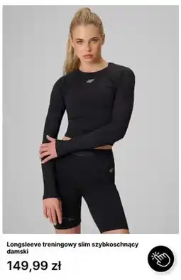 4F Longsleeve treningowy slim szybkoschnący damski 4F oferta