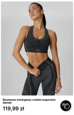 4F Biustonosz treningowy z niskim wsparciem damski 4F oferta