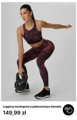 4F Legginsy treningowe szybkoschnące damskie 4F oferta
