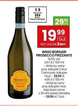 Twój Market Wino musujące Borsari Prosecco Frizzante oferta