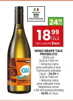 Twój Market Wino musujące Grape Talk Prosecco oferta