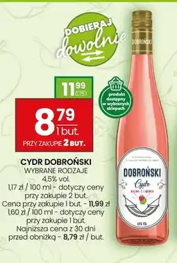 Twój Market Cydr Dobroński Malina z limonką oferta