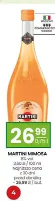 Twój Market Wino musujące Martini Mimosa pomarańczowe słodkie oferta