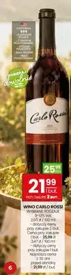 Twój Market Wino czerwone Carlo Rossi oferta