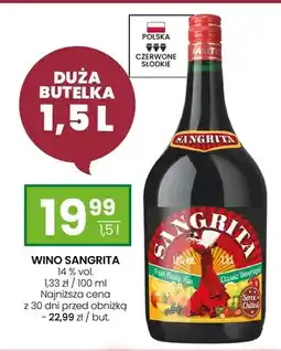Twój Market Wino czerwone Sangrita słodkie oferta
