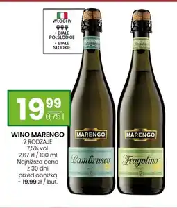 Twój Market Wino białe Marengo Fragolino słodkie oferta