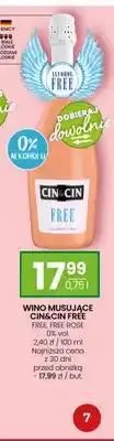 Twój Market Wino bezalkoholowe musujące Cin & Cin Rose oferta