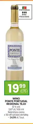 Twój Market Wino białe Ponte Portugal Regional Tejo półsłodkie oferta