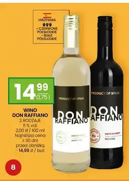 Twój Market Wino białe Don Raffiano półsłodkie oferta