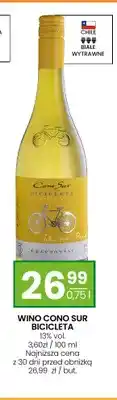 Twój Market Wino białe Cono Sur Bicicleta wytrawne oferta