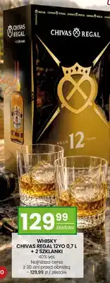 Twój Market Zestaw whisky Chivas Regal 12YO + 2 szklanki oferta