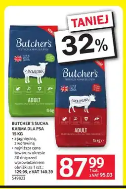 Selgros Sucha karma dla psa Butcher's Adult z wołowiną oferta