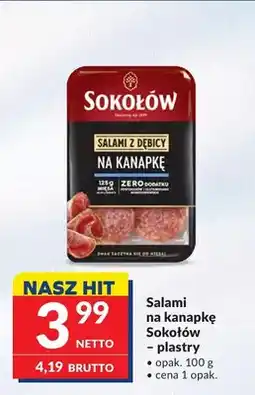 Makro Salami na kanapkę Sokołów plastry oferta