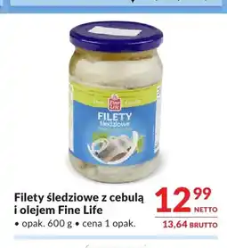 Makro Filety śledziowe z cebulą i olejem Fine Life oferta