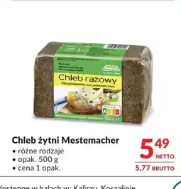 Makro Chleb żytni razowy Mestemacher oferta