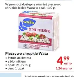 Makro Pieczywo chrupkie Wasa Żytnie Delikatess oferta