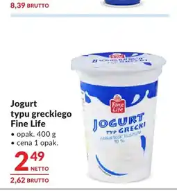 Makro Jogurt typu greckiego Fine Life oferta