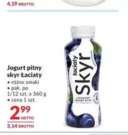 Makro Jogurt pitny skyr Łaciaty oferta