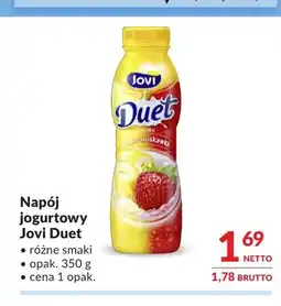 Makro Napój jogurtowy Jovi Duet truskawka kiwi oferta