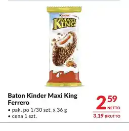 Makro Baton Kinder Maxi King Ferrero oferta