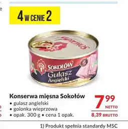 Makro Konserwa mięsna gulasz angielski Sokołów oferta