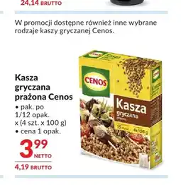 Makro Kasza gryczana prażona Cenos 4-pak oferta