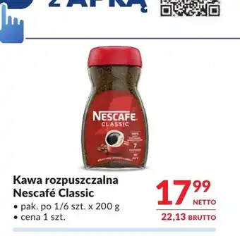 Kawa rozpuszczalna Nescafé Classic