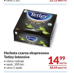 Makro Herbata czarna ekspresowa Tetley Intensive Earl Grey oferta