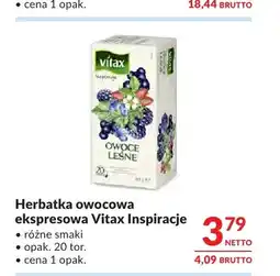 Makro Herbatka owocowa ekspresowa Vitax Inspiracje oferta