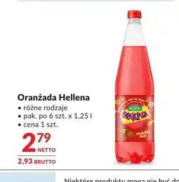 Makro Oranżada czerwona Hellena oferta