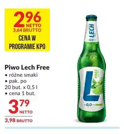 Makro Piwo bezalkoholowe Lech oferta