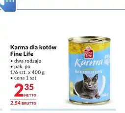 Makro Karma dla kotów Fine Life oferta