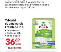 Makro Tabletki do zmywarek Frosch All in 1 limonkowe oferta