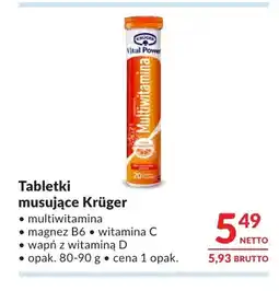 Makro Tabletki musujące Krüger multiwitamina oferta