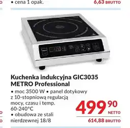 Makro Kuchenka indukcyjna Metro Professional GIC3035 oferta