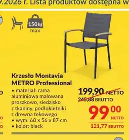 Makro Krzesło Montavia Metro Professional oferta