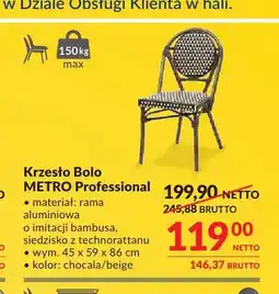 Makro Krzesło Bolo Metro Professional oferta