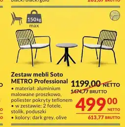 Makro Zestaw mebli Soto Metro Professional oferta